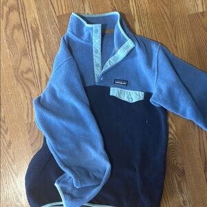 Patagonia Blue Fleece Pullover